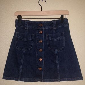 Madewell Stretch A-Line Miniskirt